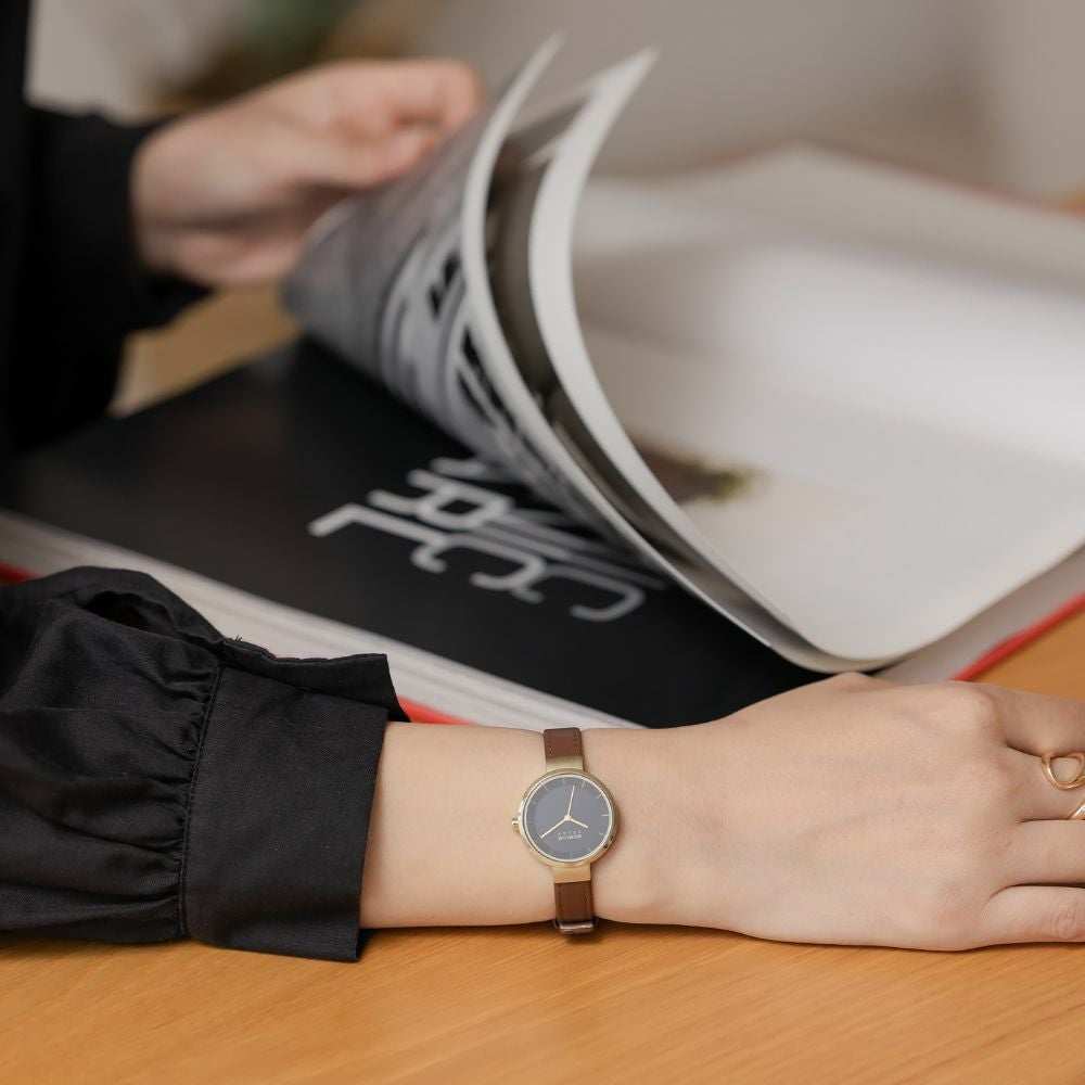 BERING Pair Watch Scandinavian Solar Navy Blue 14639-507 14627-537