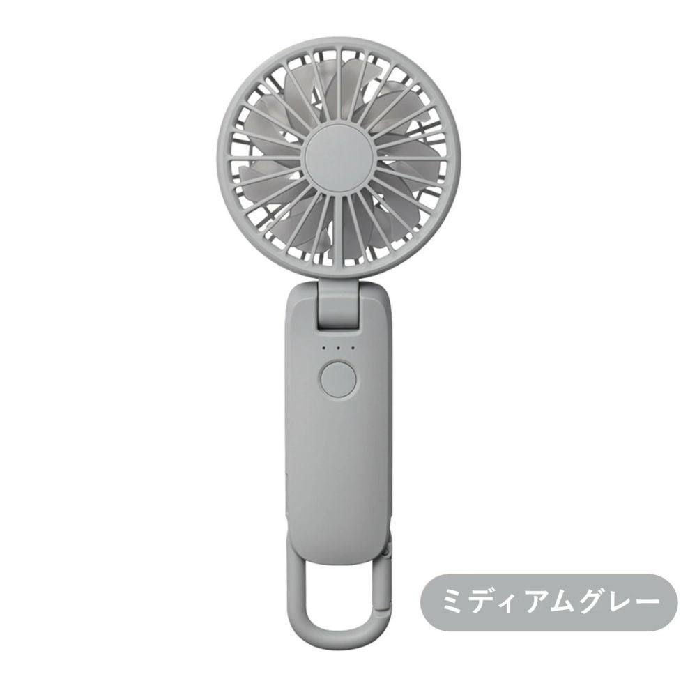 RHYTHM(リズム) ハンディファン2026 首掛け持ち歩きミニ扇風機 大風量 静音 3WAY シルキーウィンドモバイル4