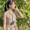 RHYTHM(リズム) ハンディファン2026 首掛け持ち歩きミニ扇風機 大風量 静音 3WAY シルキーウィンドモバイル4