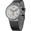 BRAUN CHRONOGRAPH WATCH LEATHER WHITE BN0035BWHBKG （ブラウン クロノグラフ腕時計 白文字盤×シルバーケース）