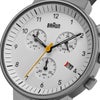 BRAUN CHRONOGRAPH WATCH LEATHER WHITE BN0035BWHBKG （ブラウン クロノグラフ腕時計 白文字盤×シルバーケース）