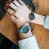 BERING Pair Watch Mens Ladies Unisex SCANDINAVIAN SOLAR 14639-003 14627-002 （ベーリング スカンジナビアンソーラー グレー×ゴールド シルバーメッシュベルト）