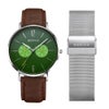 BERING Mens Unisex Changes OceanForest2026 Japan Limited Green 14240-509 （ベーリング メンズ ユニセックス 腕時計 チェンジズ オーシャンフォレスト2026 日本限定 グリーン）