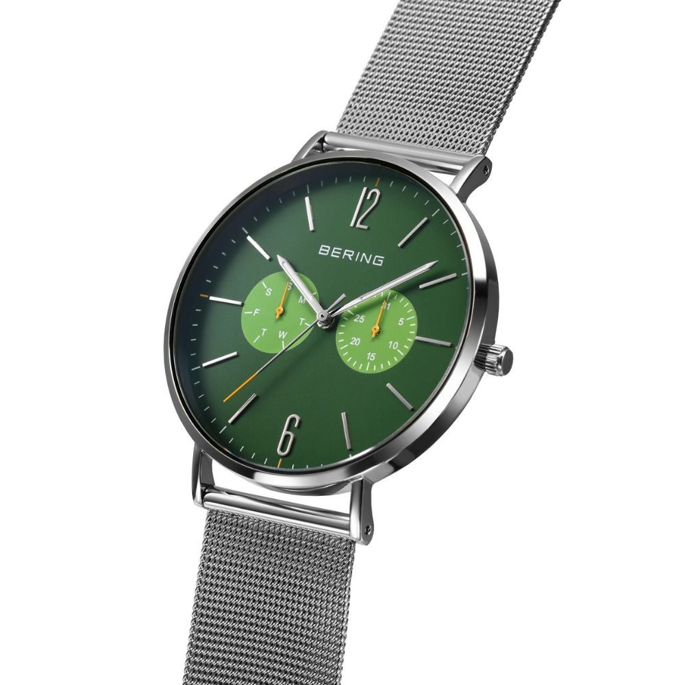 BERING Mens Unisex Changes OceanForest2026 Japan Limited Green 14240-509 （ベーリング メンズ ユニセックス 腕時計 チェンジズ オーシャンフォレスト2026 日本限定 グリーン）