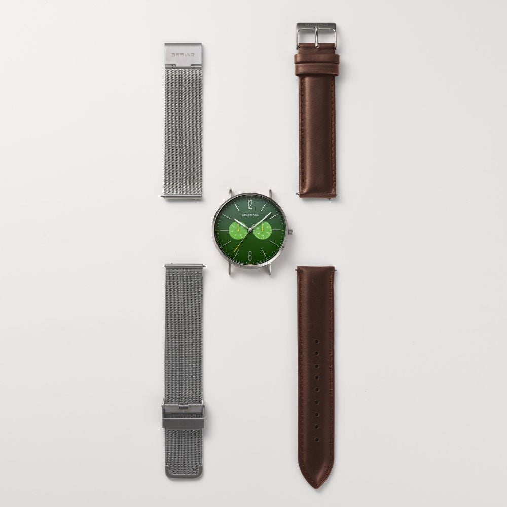 BERING Mens Unisex Changes OceanForest2026 Japan Limited Green 14240-509 （ベーリング メンズ ユニセックス 腕時計 チェンジズ オーシャンフォレスト2026 日本限定 グリーン）
