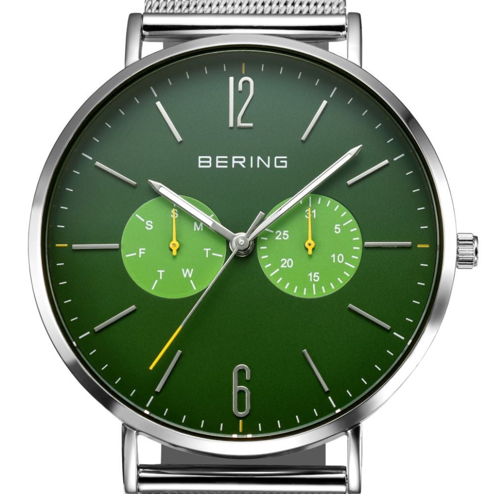 BERING Mens Unisex Changes OceanForest2026 Japan Limited Green 14240-509 （ベーリング メンズ ユニセックス 腕時計 チェンジズ オーシャンフォレスト2026 日本限定 グリーン）