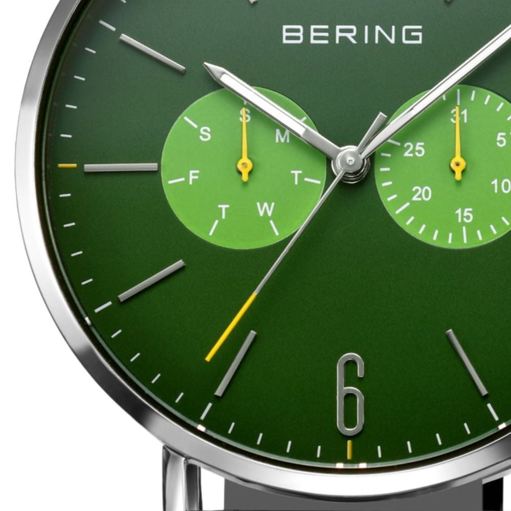BERING Mens Unisex Changes OceanForest2026 Japan Limited Green 14240-509 （ベーリング メンズ ユニセックス 腕時計 チェンジズ オーシャンフォレスト2026 日本限定 グリーン）