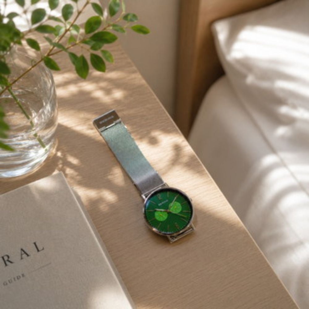 BERING Mens Unisex Changes OceanForest2026 Japan Limited Green 14240-509 （ベーリング メンズ ユニセックス 腕時計 チェンジズ オーシャンフォレスト2026 日本限定 グリーン）