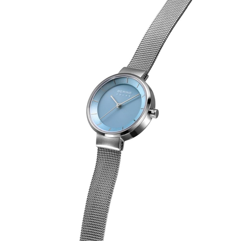 BERING Ladies Scandinavian Solar Ice Blue 14627-009 （ベーリング レディース 腕時計 ソーラー アイスブルー）