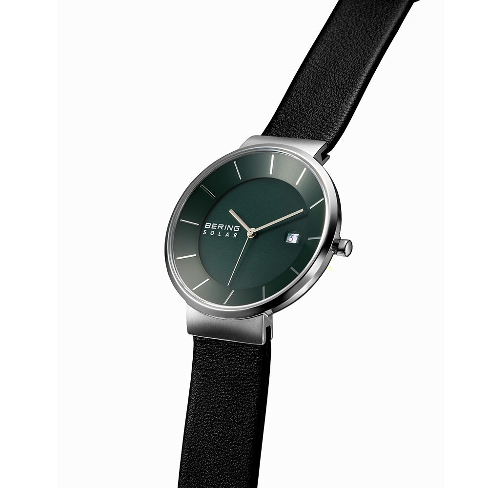 BERING Pair Watch Scandinavian Solar Deepgreen 14639-409 14627-439 （ベーリング 腕時計 ペアウォッチセット スカンジナビアンソーラー ディープグリーン ）