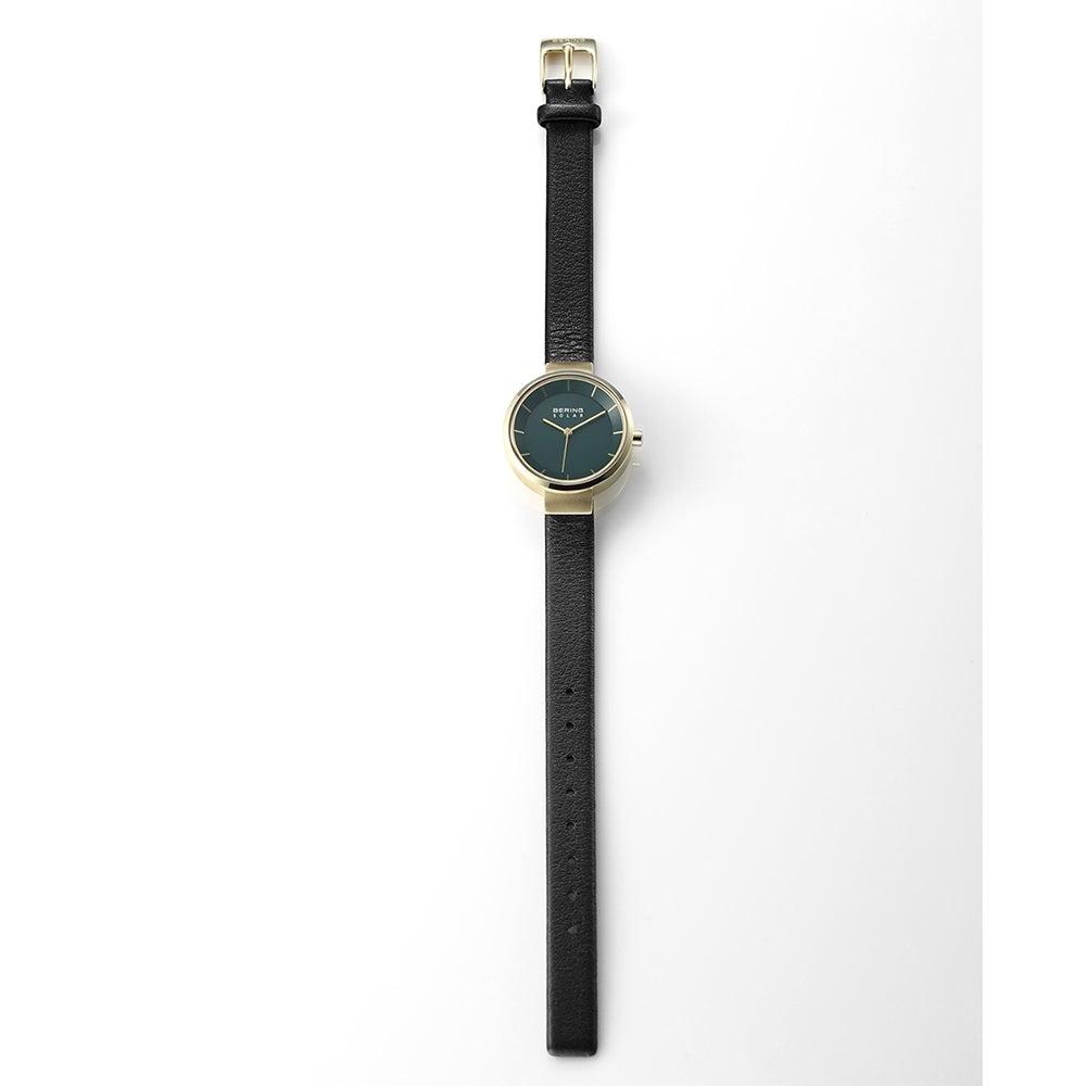 BERING Pair Watch Scandinavian Solar Deepgreen 14639-409 14627-439