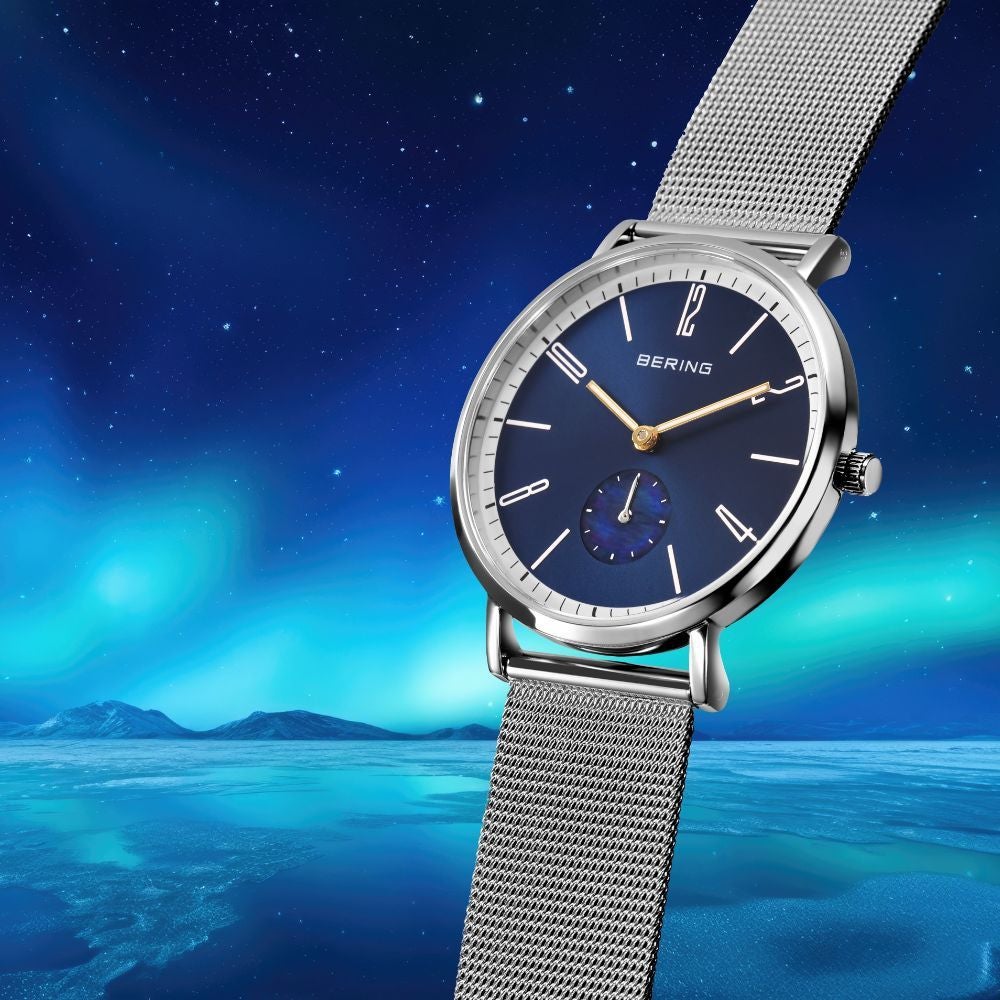 １年に一度のオーロラコレクション BERING Mens Unisex Northern Lights Japan Limited 14036-007 日本限定 数量限定 （ベーリング メンズユニセックス腕時計 ノーザンライツ2026）