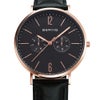 ブラック×ローズゴールドのペアウォッチ2点セット BERING Pair Watch Changes Black×RoseGold 14240-166 14236-166 （ベーリング 腕時計 ペアウォッチ チェンジズ ブラック×ローズゴールド）