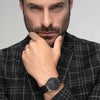 ブラック×ローズゴールドのペアウォッチ2点セット BERING Pair Watch Changes Black×RoseGold 14240-166 14236-166 （ベーリング 腕時計 ペアウォッチ チェンジズ ブラック×ローズゴールド）