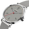 バウハウスデッサウ校舎誕生100周年記念 Bauhaus Walter Gropius (バウハウス・ヴァルター・グロピウス) ニューバウハウス デッサウ1925シリーズ メンズ ユニセックス腕時計 WGN003-17M