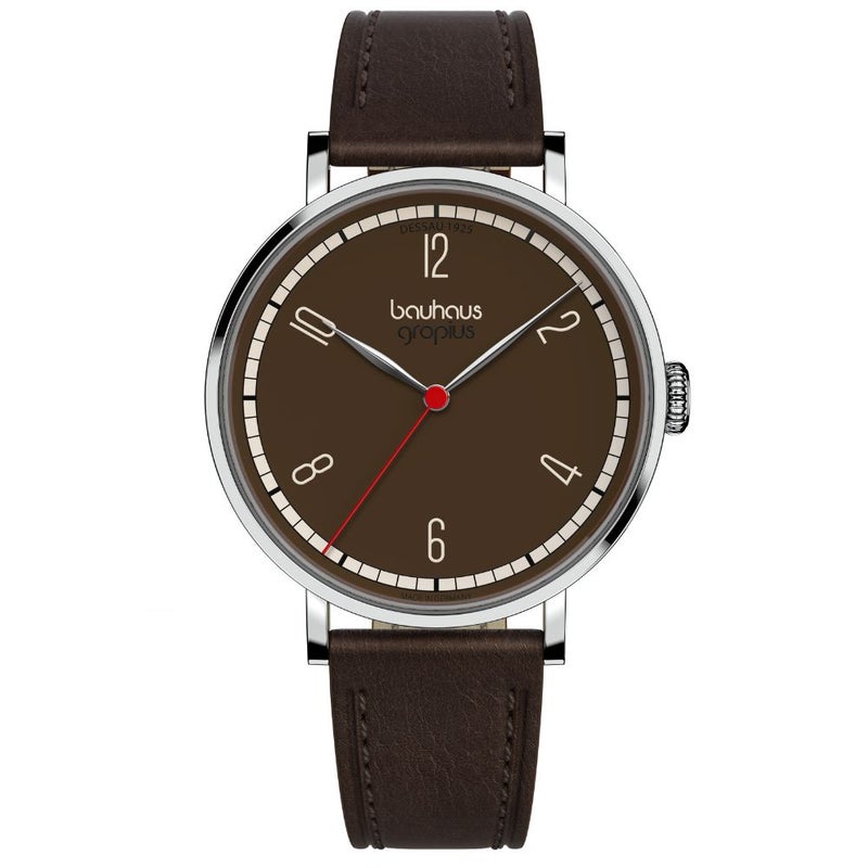 バウハウスデッサウ校舎誕生100周年記念 Bauhaus Walter Gropius (バウハウス・ヴァルター・グロピウス) ニューバウハウス デッサウ1925シリーズ メンズ ユニセックス腕時計 WGN003-20