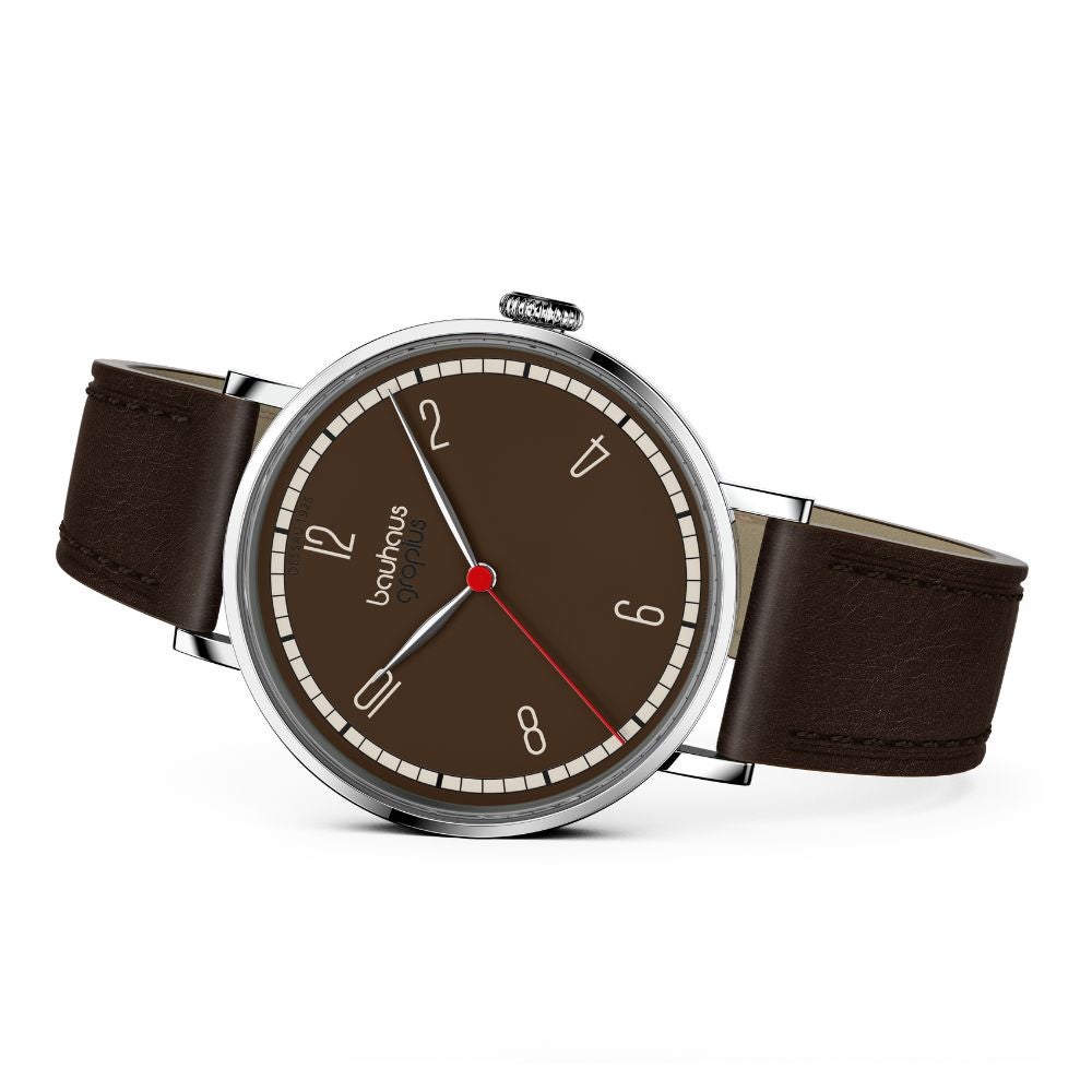 バウハウスデッサウ校舎誕生100周年記念 Bauhaus Walter Gropius (バウハウス・ヴァルター・グロピウス) ニューバウハウス デッサウ1925シリーズ メンズ ユニセックス腕時計 WGN003-20