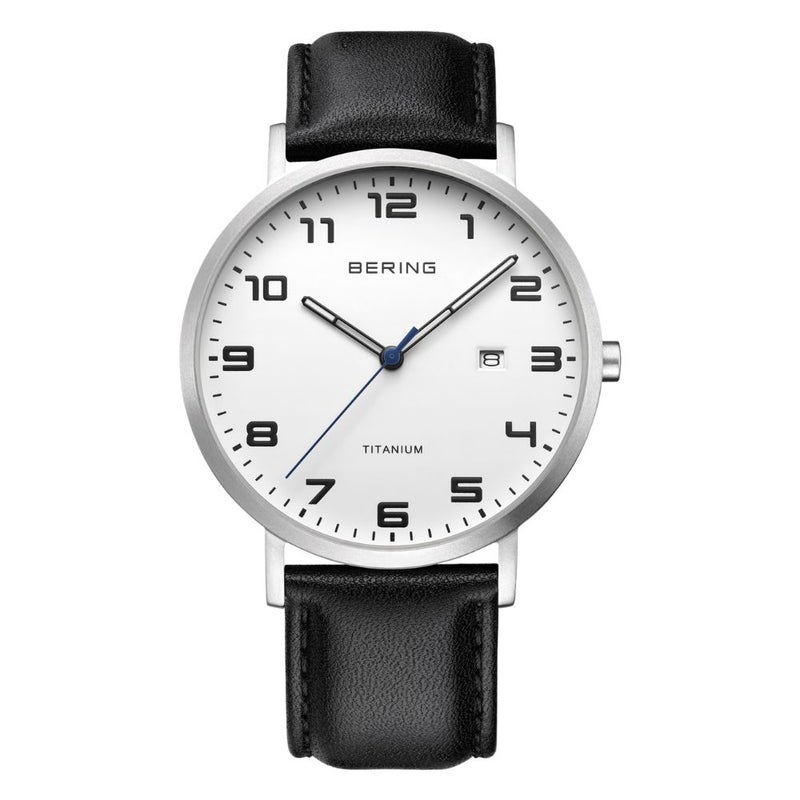BERING Mens Unisex Air Titanium White×Black 18640-404 （ベーリング メンズ ユニセックス 腕時計 エアチタニウム 白文字盤）