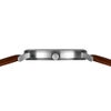 BERING Mens Unisex Air Titanium Navy×Brown 18640-505 （ベーリング メンズ ユニセックス 腕時計 エアチタニウム 青文字盤×ブラウンレザー）