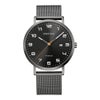 BERING Mens Unisex Air Titanium Black×Gray 18640-377 （ベーリング メンズ ユニセックス 腕時計 エアチタニウム 黒文字盤×グレーメッシュベルト）