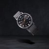 BERING Mens Unisex Air Titanium Black×Gray 18640-377 （ベーリング メンズ ユニセックス 腕時計 エアチタニウム 黒文字盤×グレーメッシュベルト）