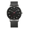 BERING Mens Unisex Air Titanium Black×Black 18640-122 （ベーリング メンズ ユニセックス 腕時計 エアチタニウム 黒文字盤×ブラックメッシュベルト）