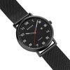 BERING Mens Unisex Air Titanium Black×Black 18640-122 （ベーリング メンズ ユニセックス 腕時計 エアチタニウム 黒文字盤×ブラックメッシュベルト）