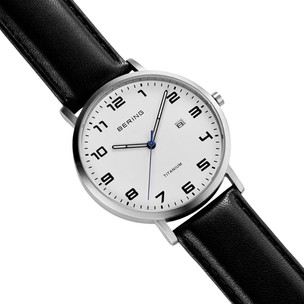 BERING Pair Watch Air Titanium 18640-404 18634-404 （ベーリング 腕時計 ペアウォッチ エアチタニウム ホワイト×ブラック）
