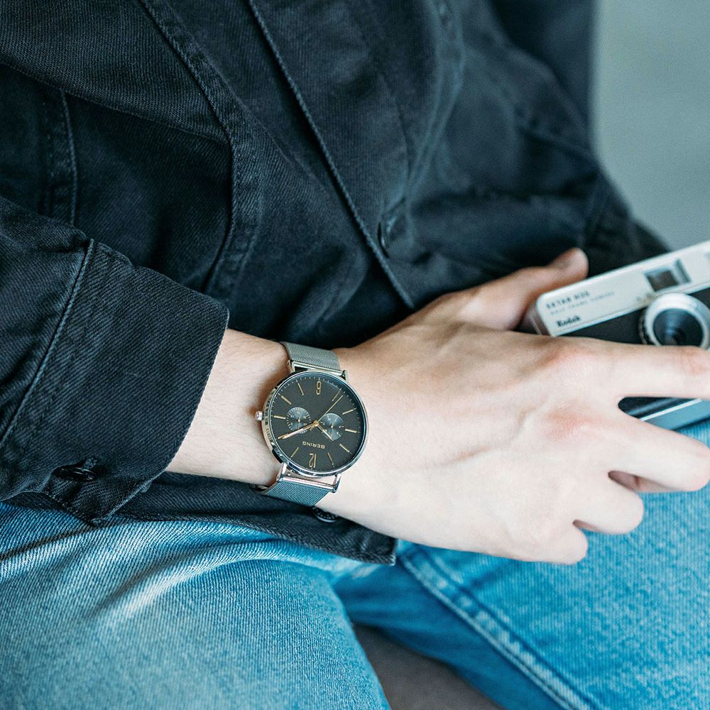 BERING Pair Watch Changes 14240-005 14236-166 （ベーリング 腕時計 ペアウォッチ チェンジズ スレートグレイ×イエローゴールド＆ブラック×ローズゴールド）