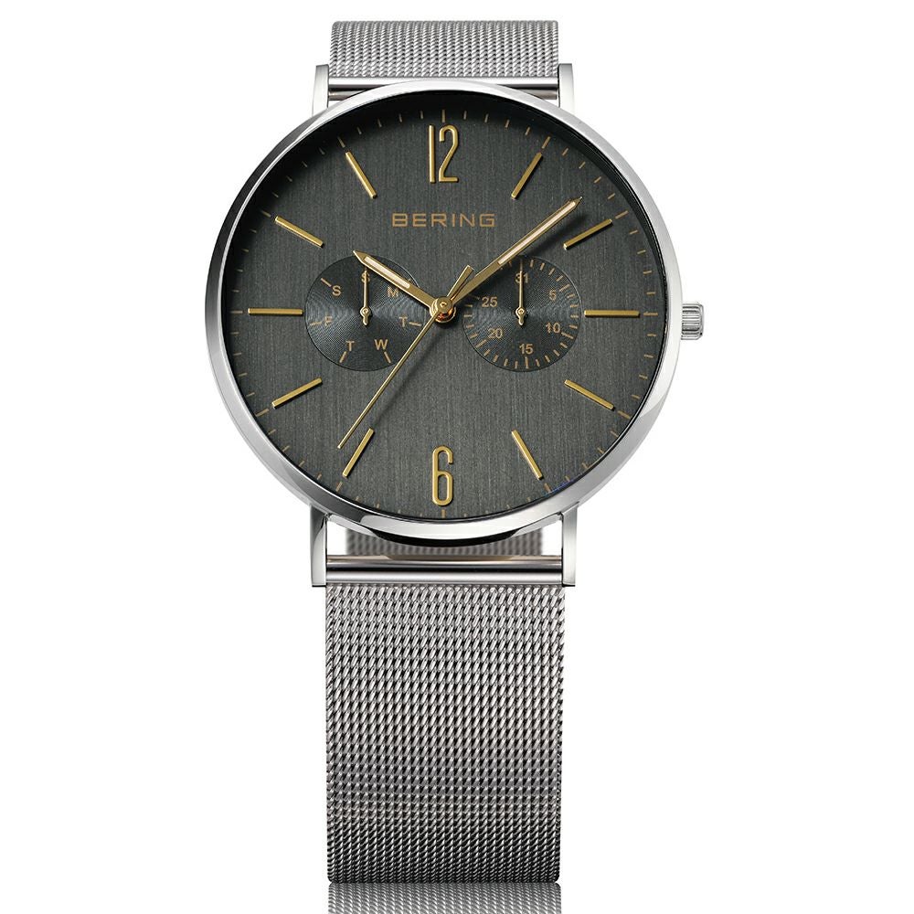BERING Pair Watch Changes 14240-005 14236-166 （ベーリング 腕時計 ペアウォッチ チェンジズ スレートグレイ×イエローゴールド＆ブラック×ローズゴールド）