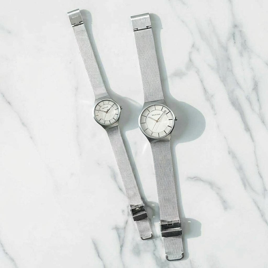 BERING Pair Watch 11935-004 11927-004 （ベーリング 腕時計 ペアウォッチ クラシック スカンジナビアン シルバー）