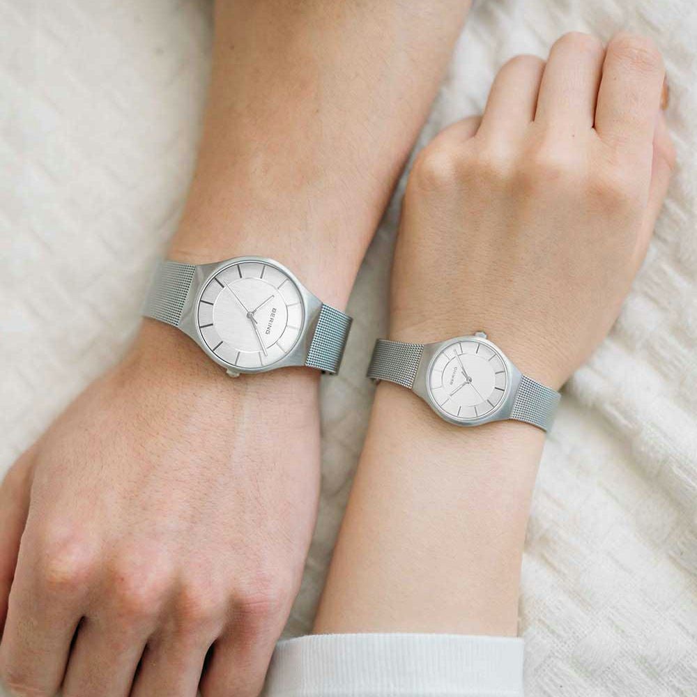 BERING Pair Watch 11935-004 11927-004 （ベーリング 腕時計 ペアウォッチ クラシック スカンジナビアン シルバー）