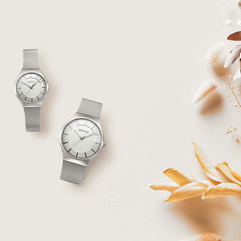 BERING Pair Watch 11935-004 11927-004 （ベーリング 腕時計 ペアウォッチ クラシック スカンジナビアン シルバー）